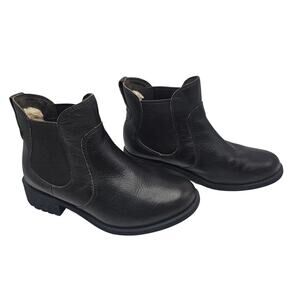 UGG Bonham Boot III Waterproof Leather Wool Lined Chelsea Boot Brown Size 8